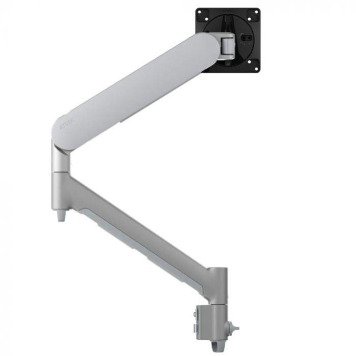 Atdec AWM-ADC Dynamic Monitor Arm with Clamp / 8kg (17.6lb) Flat and Curved Screen, Silver