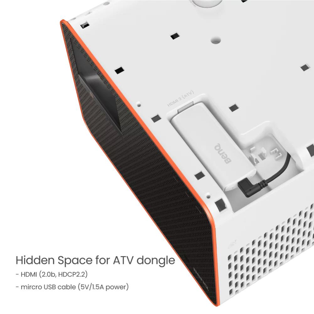 BenQ X3100i Console Gaming Projector/ 4K UHD/ HDR/ 3300lm / 600,000:1 / HDMIx3 / 5Wx2 / RS232 / USBx3