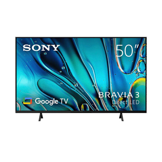 Sony Bravia 3 FWD50S30 50" Display 4K QFHD, 3840 x 2160, 450 cd/lm2, HDR10/HLG, Google TV, Dolby Vision