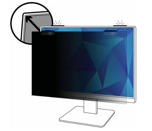 3M Privacy Filter for 23" Full Screen Monitor with 3M COMPLY Magnetic Attach, 16:10