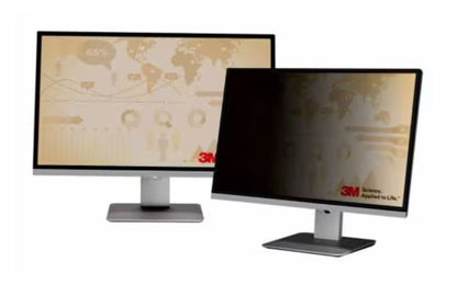 3M Privacy Filter for 23.6" Monitor with Adhesive Strips and Slide Mounts, 16:10