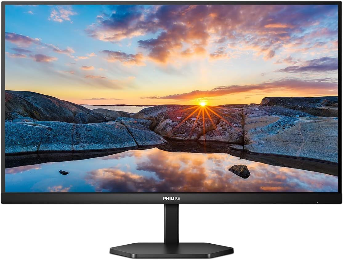 Philips 24E1N3300A 24" 16:9, Full HD 1920x1080 USB-C Monitor, 1ms, 75Hz, HDMI, DP, USB-C, SPEAKERS, FreeSync, Tilt