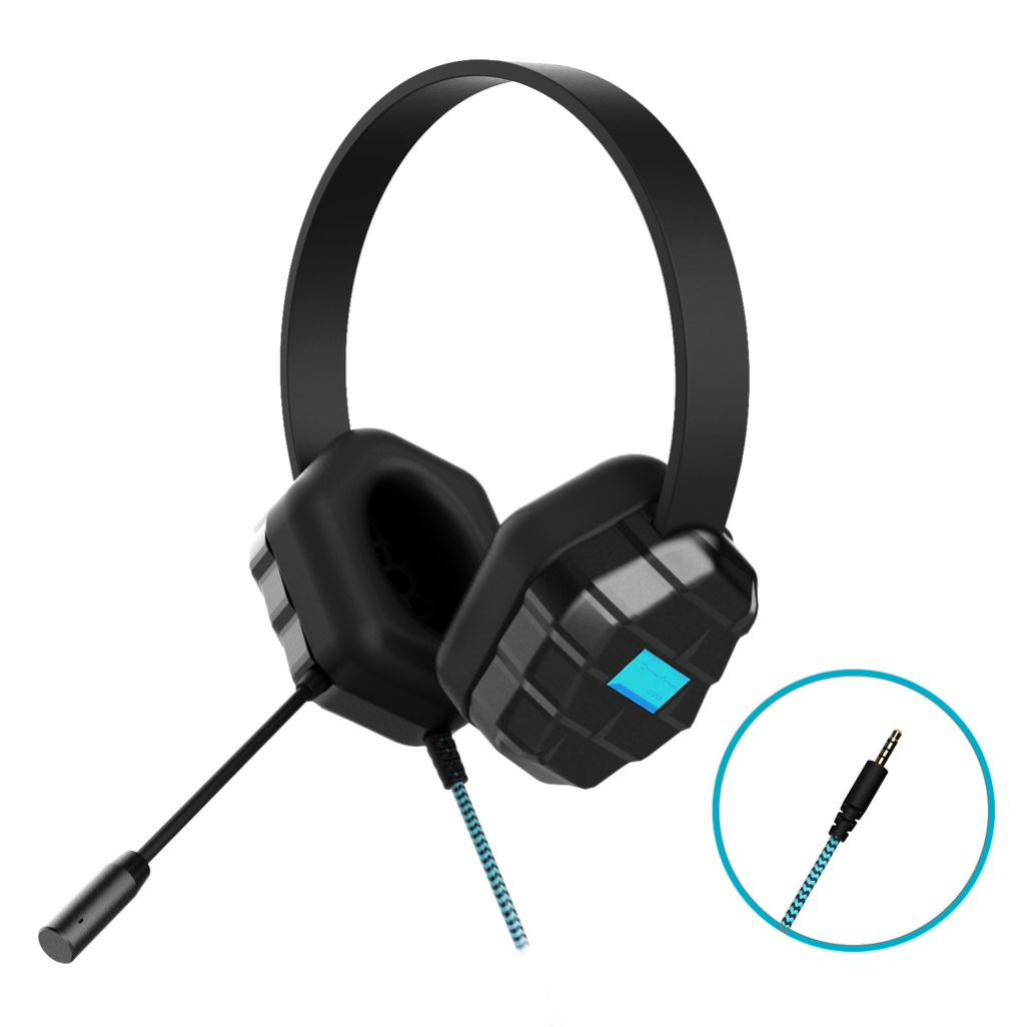 Gumdrop DropTech B1 Kids Rugged Headset with Microphone - Compatible with all devices with a 3.5mm headphone jack