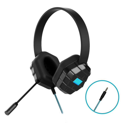 Gumdrop DropTech B1 Kids Rugged Headset with Microphone - Compatible with all devices with a 3.5mm headphone jack