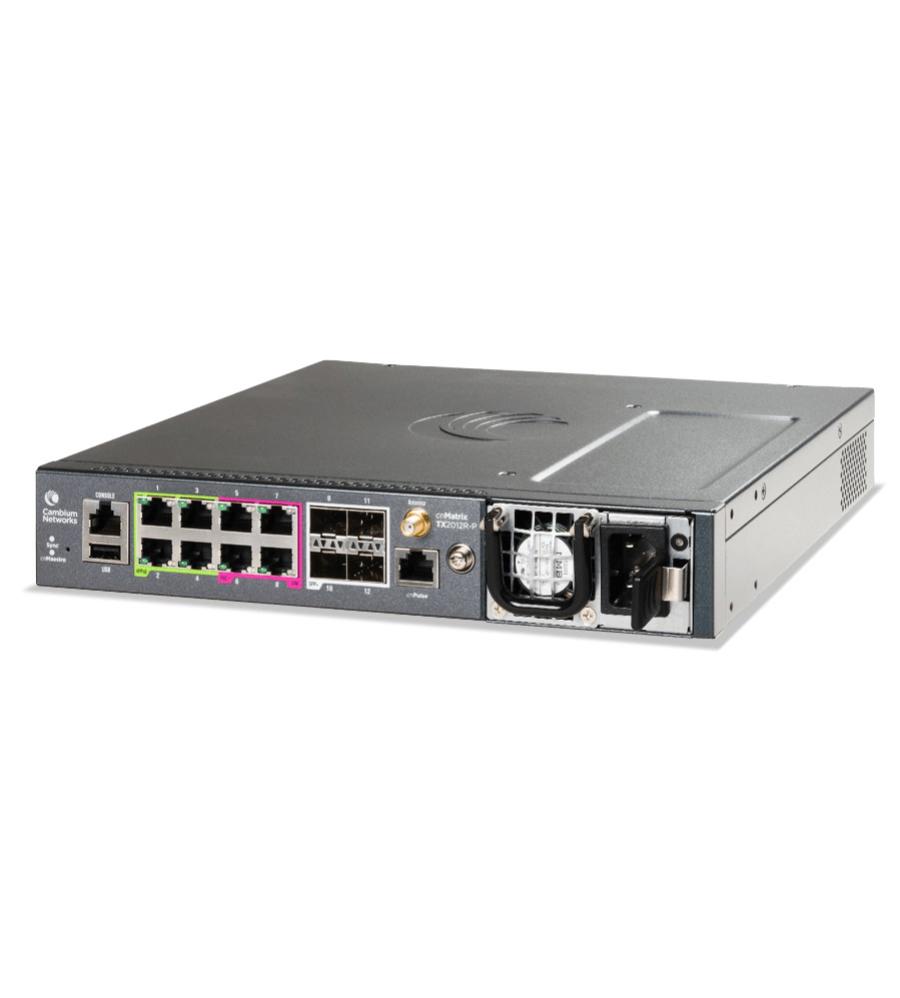 Cambium TX2000 | 8-Port Gigabit Fully Managed PoE Switch with Cambium Sync, 8 PoE RJ45, and 4 SFP+ Ports