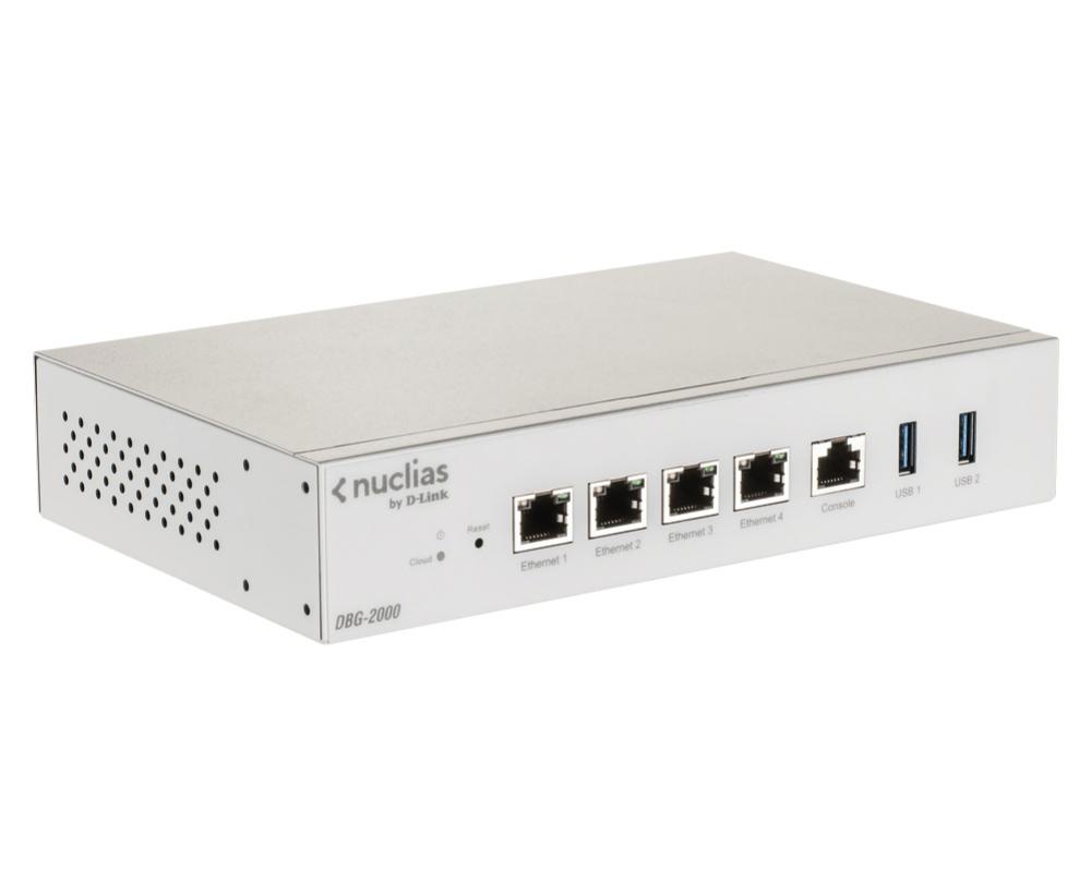 D-Link DBS-2000, 5-Port PoE Nuclias Cloud-Managed Switch with 4 Base-T Ethernet and 1 Console Port