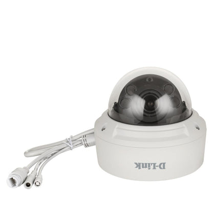 D-Link Vigilance 8MP Day & Night Outdoor Vandal-Proof Dome PoE Network Camera with Varifocal Motorised Lens