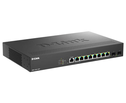 D-Link 8-Port Multi-Gigabit Smart Switch with 8 (2.5G) BASE-T PoE and 2 (10G) SFP+ Ports