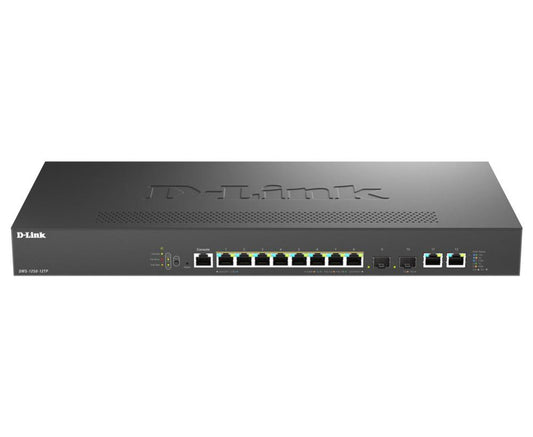 D-Link 8-Port Multi-Gigabit Smart Switch with 8 (2.5G) BASE-T PoE, 2 (10G) BASE-T and 2 (10G) SFP+ Ports