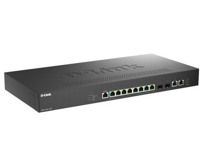 D-Link 8-Port Multi-Gigabit Smart Switch with 8 (2.5G) BASE-T PoE, 2 (10G) BASE-T and 2 (10G) SFP+ Ports