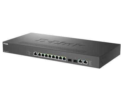 D-Link 8-Port Multi-Gigabit Smart Switch with 8 (2.5G) BASE-T PoE, 2 (10G) BASE-T and 2 (10G) SFP+ Ports