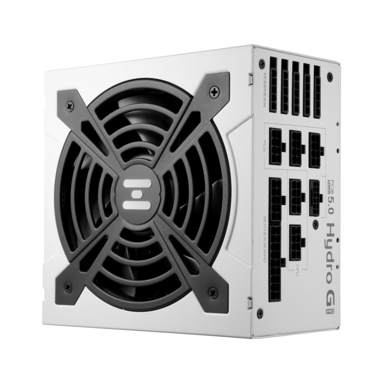 FSP Hydro G PRO 1000w, 80 Plus Gold, White case, ATX 3.0 (PCIe 5.0) support, Japanese Capacitor, Full Modular