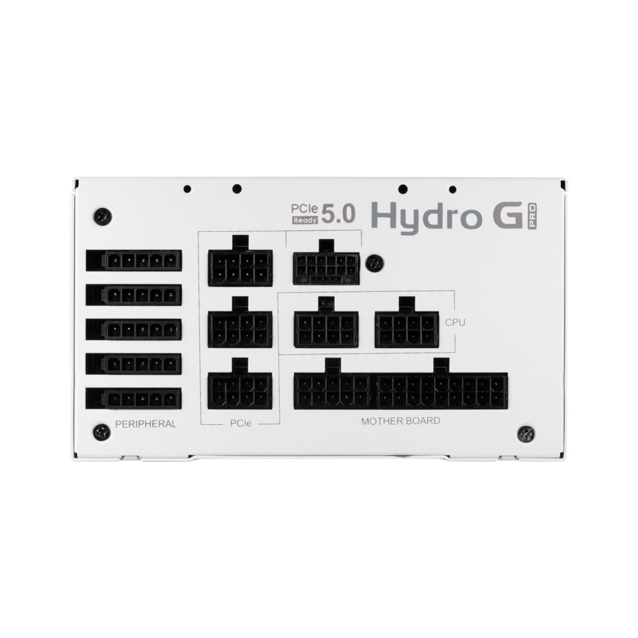 FSP Hydro G PRO 1000w, 80 Plus Gold, White case, ATX 3.0 (PCIe 5.0) support, Japanese Capacitor, Full Modular