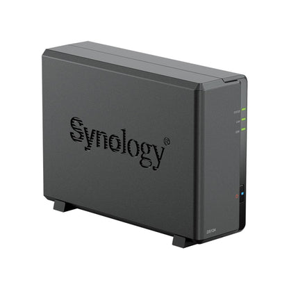 Synology DiskStation DS124 1-Bay 3.5" Diskless 1xGbE NAS (Tower), Realtek RTD1619B quad-core. 1.4GHz, 1GB RAM, 2xUSB3 -