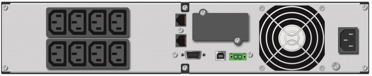 ION F16 2000VA / 1800W Line Interactive 2U Rack/Tower UPS, 8 x C13 (Two Groups of 4 x C13), . Rail Kit Inc.