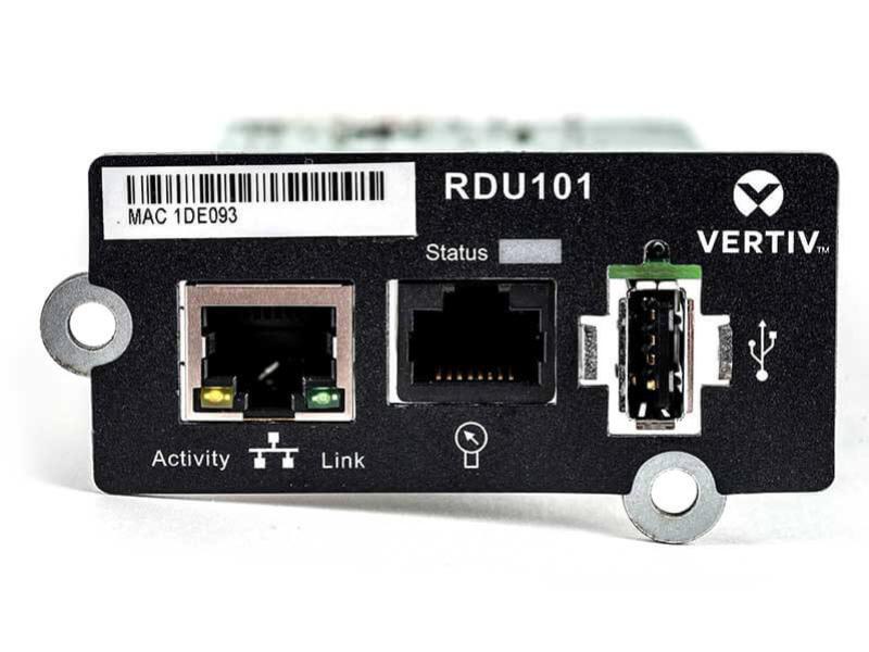 Vertiv Liebert IntelliSlot RDU101 Communications Card, Remote Power Management Adapter