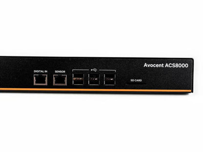 Vertiv Avocent ACS 8000 16-Port Console Server with Dual AC Power Supply, 1GB, DDR3 SDRAM