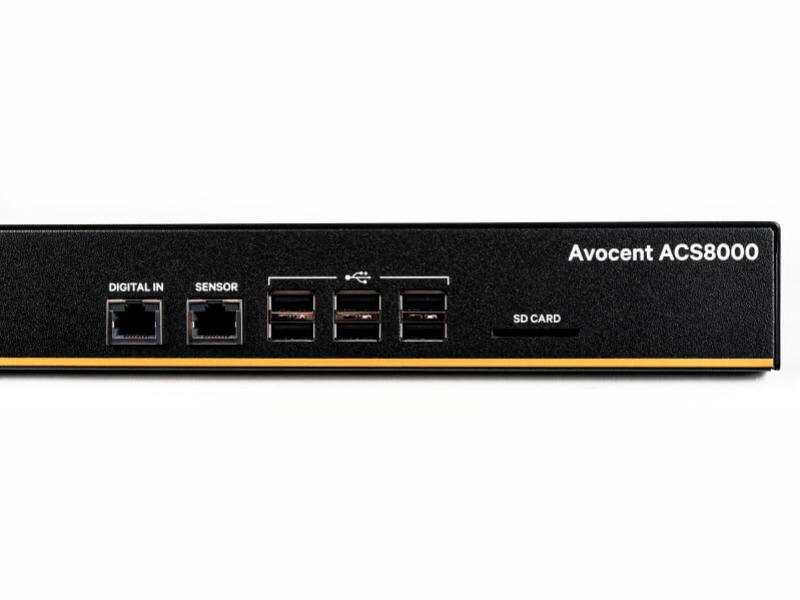 Vertiv Avocent ACS 8000 32-Port Console Server with Dual AC Power Supply, 1GB, DDR3 SDRAM