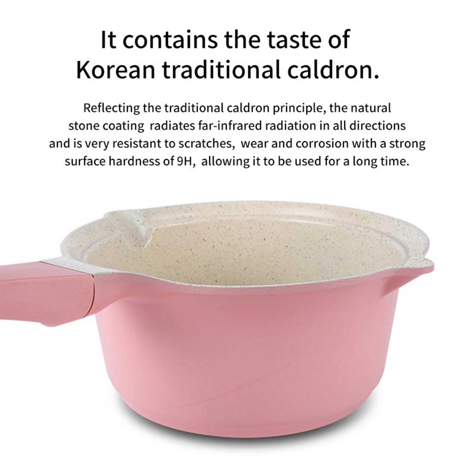 Happy Lambs 16cm Olive Sauce Pot Frying Pan w/ a Lid Set Non-Stick Stone Induction IH Frypan | Auzzi Store