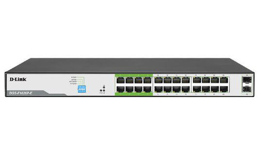 High-Performance D-Link PoE Switch with 24 PoE+ Ports and Long Reach Capability | Auzzi Store