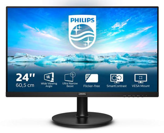 High-Performance Philips 24'' LED Monitor with FHD Display and Fast 4ms Response Time | Auzzi Store