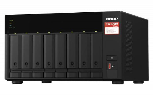 High-Performance QNAP NAS with 8-bays and AMD Ryzen V1500B Processor | Auzzi Store