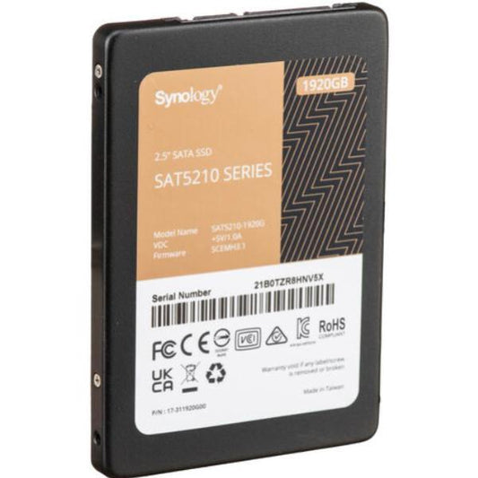 High-Performance Synology SATA SSD - 5 Year Warranty - 3840GB | Auzzi Store