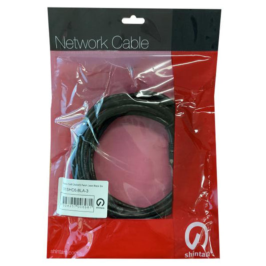High-Quality Cat6 Patch Cable - 3m Length, Black Color | Auzzi Store