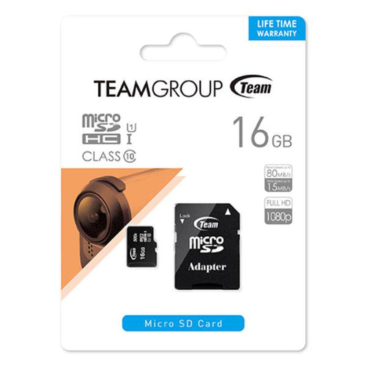 High-Speed 16GB Micro SDHC Card with Adapter | Auzzi Store