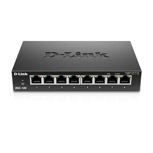 High-Speed Networking with D-Link's 8-Port Gigabit Switch | Auzzi Store