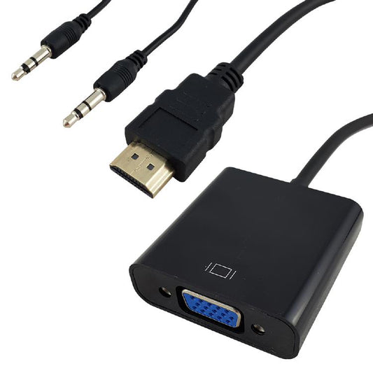 High-performance HDMI to VGA Adaptor with Audio | Auzzi Store
