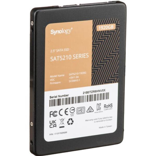 High-performance Synology 2.5 SATA SSD with 1920GB and 5-year warranty | Auzzi Store