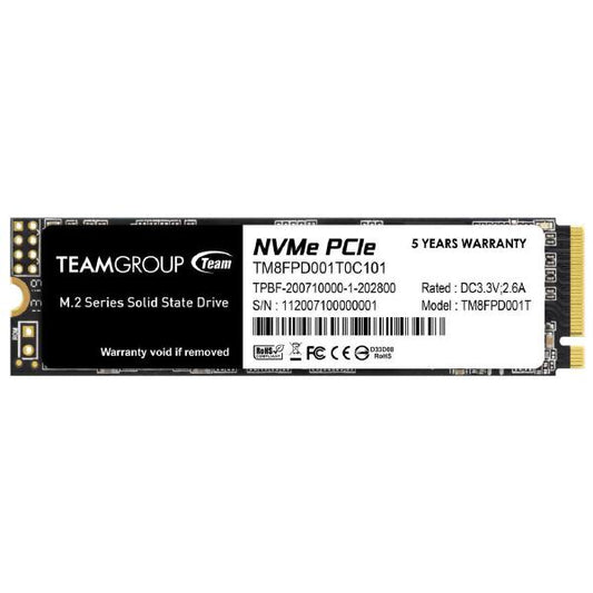 High-speed 1TB NVMe M.2 SSD with 5-year warranty - Team Group MP33 Pro | Auzzi Store