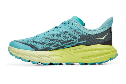 Hoka One One Women's Speedgoat 5 Trail Shoes (Coastal Shade/Green Glow) | Auzzi Store