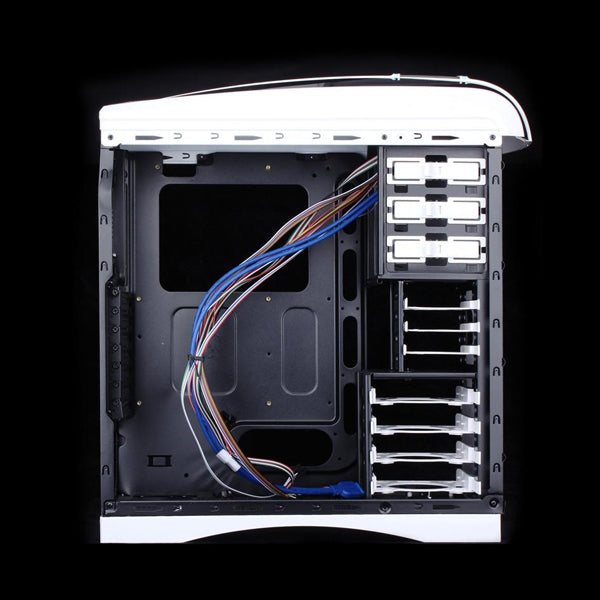 Huntkey MVP Pro  Gaming computer chassis - Blue (No PSU Included, NO FAN Included) | Auzzi Store