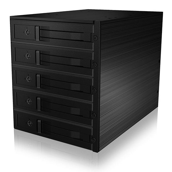 ICY BOX Backplane for 5x 3.5" SATA or SAS HDD in 3x 5.25" bay (IB-565SSK) | Auzzi Store