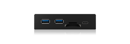 ICY BOX IB-HUB1417-i3 Frontpanel with USB 3.0 Type-C and Type-A hub with card reader | Auzzi Store