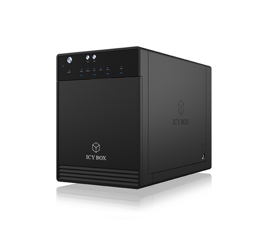 ICY BOX SINGLE enclosure for 4x HDD/SSD with USB 3.1 (Gen 2) Type-C interface and fan | Auzzi Store