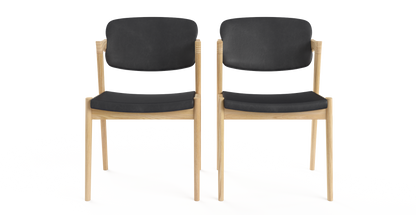 Brosa Ingrid Set of 2 Dining Chairs (Blond Solid Ash Wood)