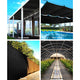 Instahut 50% Sun Shade Cloth Shadecloth Sail Roll Mesh 1.83x20m 100gsm Black | Auzzi Store