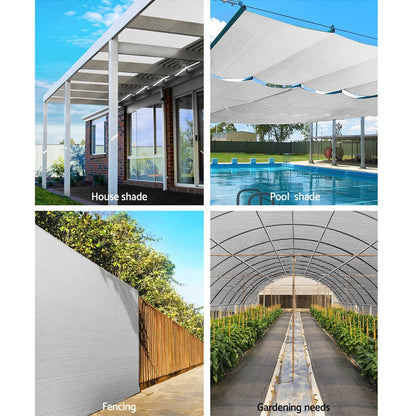 Instahut 50%UV Shade Cloth Shadecloth Sail Garden Mesh Roll Outdoor 1.83x30m | Auzzi Store