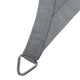 Instahut Sun Shade Sail Cloth Shadecloth Rectangle Canopy Grey 280gsm 3x3m | Auzzi Store
