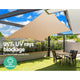 Instahut Sun Shade Sail Cloth Shadecloth Rectangle Heavy Duty Sand Canopy 3x6m | Auzzi Store