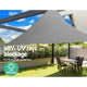 Instahut Sun Shade Sail Cloth Shadecloth Right Rectangle Canopy 280gsm 3x3x4.3m | Auzzi Store