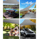 Instahut Sun Shade Sail Cloth Shadecloth Right Rectangle Canopy 280gsm 3x3x4.3m | Auzzi Store