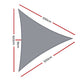 Instahut Sun Shade Sail Shadecloth Outdoor 280gsm 5x5x5m | Auzzi Store