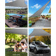 Instahut Sun Shade Sail Shadecloth Outdoor 280gsm 5x5x5m | Auzzi Store
