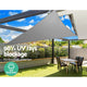 Instahut Sun Shade Sail Shadecloth Outdoor 280gsm 5x5x5m | Auzzi Store
