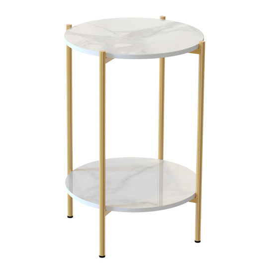 Interior Ave - Alba Gold Side Table | Auzzi Store