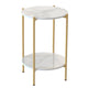 Interior Ave - Alba Gold Side Table | Auzzi Store